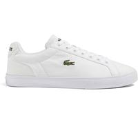 Lacoste Men's Lerond Pro Canvas Low Trainers Blanc/Blanc 7 (40.5) Male
