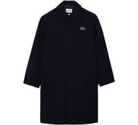 Lacoste Lightweight Showerproof Cotton Twill Trench Coat Abysme M Male