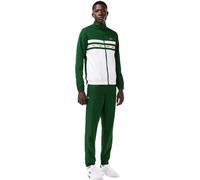 Lacoste Men's Logo Stripe Performance Tracksuit Vert/Blanc M Male