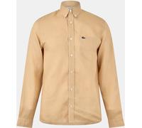 Lacoste Men's Long-Sleeve Plain Shirt Beige XS Male