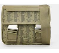 Lacoste Men's Messenger Bag Mono Kaki Noir Taille unique Male