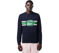 Lacoste Monogram Logo Sweatshirt Navy/Gelato XL Male