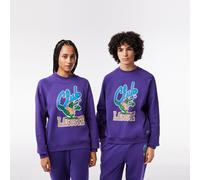 Lacoste Men's Printed Crew Neck Jumper Acai XS Male