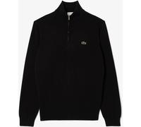 Lacoste Men's Quarter-Zip Knitted Jumper Noir 031 L Male