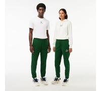 Lacoste Men's Signature Print Closed Hem Fleece Joggers Vert XS Male