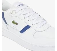Lacoste Men's T-Clip Low-Top Trainers Blanc/Marine 8 (42) Male
