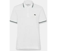 Polo Lacoste Regular Fit Accent Trim L.12.12 manches courtes blanc vert - L