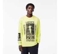 Lacoste Men's Training Long-Sleeve T-Shirt Limeira/Black S Male