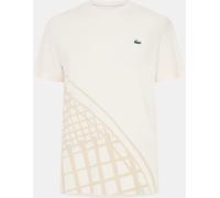 Lacoste Men's Us Open Short-Sleeve Performance T-Shirt White ZFJ L Male