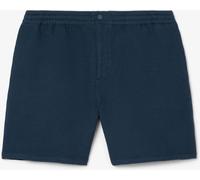 Lacoste Men's Waffle Woven Tracksuit Shorts Bleu marine C7Z M Male