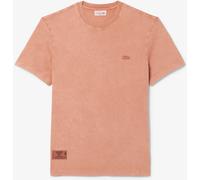 Lacoste Men's Washed Effect Heavy Jersey T-Shirt Latte I1K (Pas besoin de traduction) 2XL Male