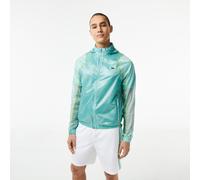 Lacoste Men's Water-Resistant Rain Anorak Floride/Menthe XS Male