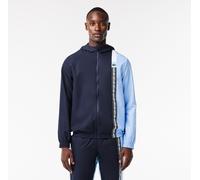 Lacoste Men's Waterproof Hooded Rain Anorak Bleu marine S 46 Male