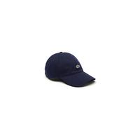 Casquette unisexe unie Lacoste en twill de coton biologique Taille Taille unique Bleu Marine