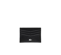 Lacoste Money Pieces Petit portefeuille en cuir pour homme, noir