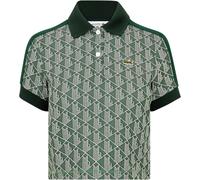 Lacoste Monogram Polo Shirt Vert 7M4 6 (34) Female