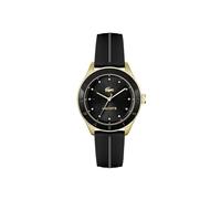Lacoste Montre à Mouvement à Quartz Trois Aiguilles pour Femme Collection Billie avec Bracelet en Silicone Noir - 2001461