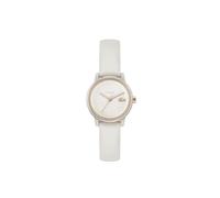 Lacoste Montre à Mouvement à Quartz Trois Aiguilles pour Femme Collection Lacoste.12.12 Swift avec Bracelet en Cuir Blanc Cassé - 2001437