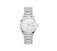 Lacoste Montre à Mouvement à Quartz Trois Aiguilles pour Homme Collection Lacoste.12.12 Metropole avec Bracelet en Acier Inoxydable Argenté - 2011420