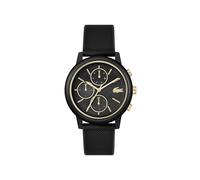 Lacoste Montre Analogique Multifonction à Quartz pour Homme Collection LACOSTE.12.12 Move avec Bracelet en Silicone Bleu Marine, Vert ou Noir