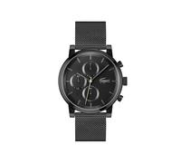 Lacoste Montre Analogique Multifunction à Quartz pour Homme Collection Replay avec Bracelet Milanais en Acier Inoxydable Noir - 2011411