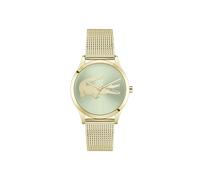 Lacoste Montre analogique pour Femme avec Bracelet en Silicone texturé Blanc