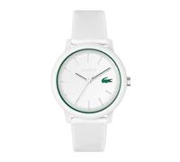 Lacoste Montre analogique pour Homme Collection Lacoste.12.12 avec Bracelet en Silicone/Caoutchouc Noir - 2011444