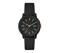 Lacoste Montre analogique pour Homme Collection Lacoste.12.12 avec Bracelet en Silicone/Caoutchouc Noir - 2011444
