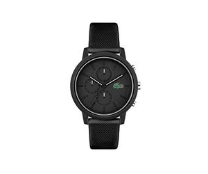 Lacoste Montre Chronographe à Quartz pour Homme avec Bracelet en Silicone Noir - 2011243