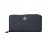 Lacoste - Portefeuille zippé - Femme - Accessoires - Bleu - Taille: ONE Size