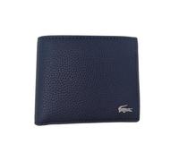 Lacoste NH4680OR Portefeuille bifold homme en bleu marine