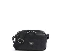 Lacoste Nomogramme Sac bandoulière noir, cuir de vache finement grainé, homme