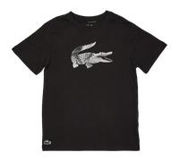 Lacoste Off Court Enfant - T-Shirts, Noir - Taille 152 - 160 CM - Jersey de coton Black 152 - 160 CM