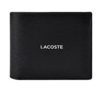 Lacoste Ossian Porte-monnaie Protection RFID Cuir véritable 12 cm noir
