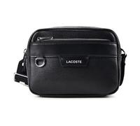 Lacoste Ossian Sac banane Cuir véritable 19 cm noir