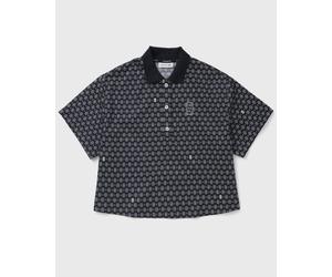 Lacoste Oversized Tennis Print Polo women Shirts & Blouses blue taille: L