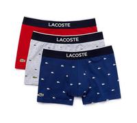Lacoste - Pack Boxers Mini Crocos - Homme - Sous-vêtements - Multicolore - Taille: S