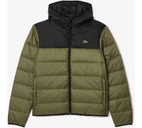 Lacoste BH676300 Veste de Sport, Kaki/Noir, 50 Hommes