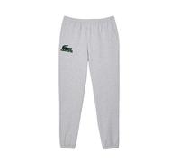 LACOSTE Pantalon gris chiné / vert foncé, Taille 35-36