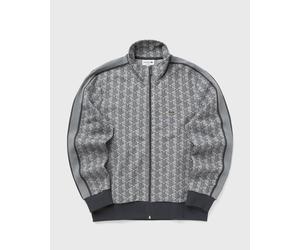Lacoste Paris Zip-Up Jacquard Track Jacket men Track Jackets grey taille: S