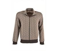 Lacoste Paris Zip-Up Jacquard Veste de survêtement pour homme Calluna/Graphite L