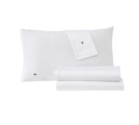 Lacoste Parure de lit, Blanc, lit jumeau
