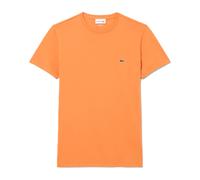 Lacoste - Pima Cotton T-Shirt - Homme - Tops - Orange - Taille: S