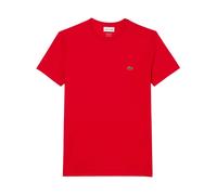 Lacoste - Pima Cotton T-shirt - Homme - Tops - Rouge - Taille: S