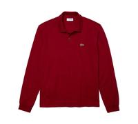 Lacoste - Polo à Col Rayé Bordeaux - Homme - Tops - Rouge - Taille: 2XL