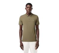Lacoste Polo à manches courtes pour homme PH4012 - 2 boutons - Coupe ajustée, kaki, L