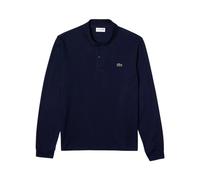 Lacoste - Polo à Manches Longues Boutonné avec Col Rond - Homme - Tops - Bleu - Taille: S