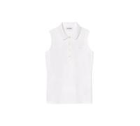 Lacoste - Polo Blanc avec Boutons en Nacre - Femme - Tops - Blanc - Taille: 38 FR