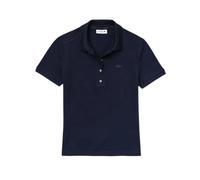 Lacoste - Polo Bleu avec Crocodile Brodé - Femme - Tops - Bleu - Taille: 48 FR