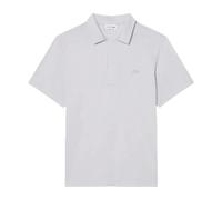 Lacoste - Polo Brodé Col Ouvert Paris - Homme - Tops - Gris - Taille: XL